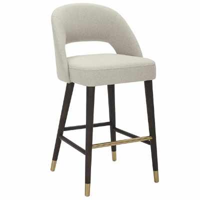 Upholstered swivel bar stools with backs