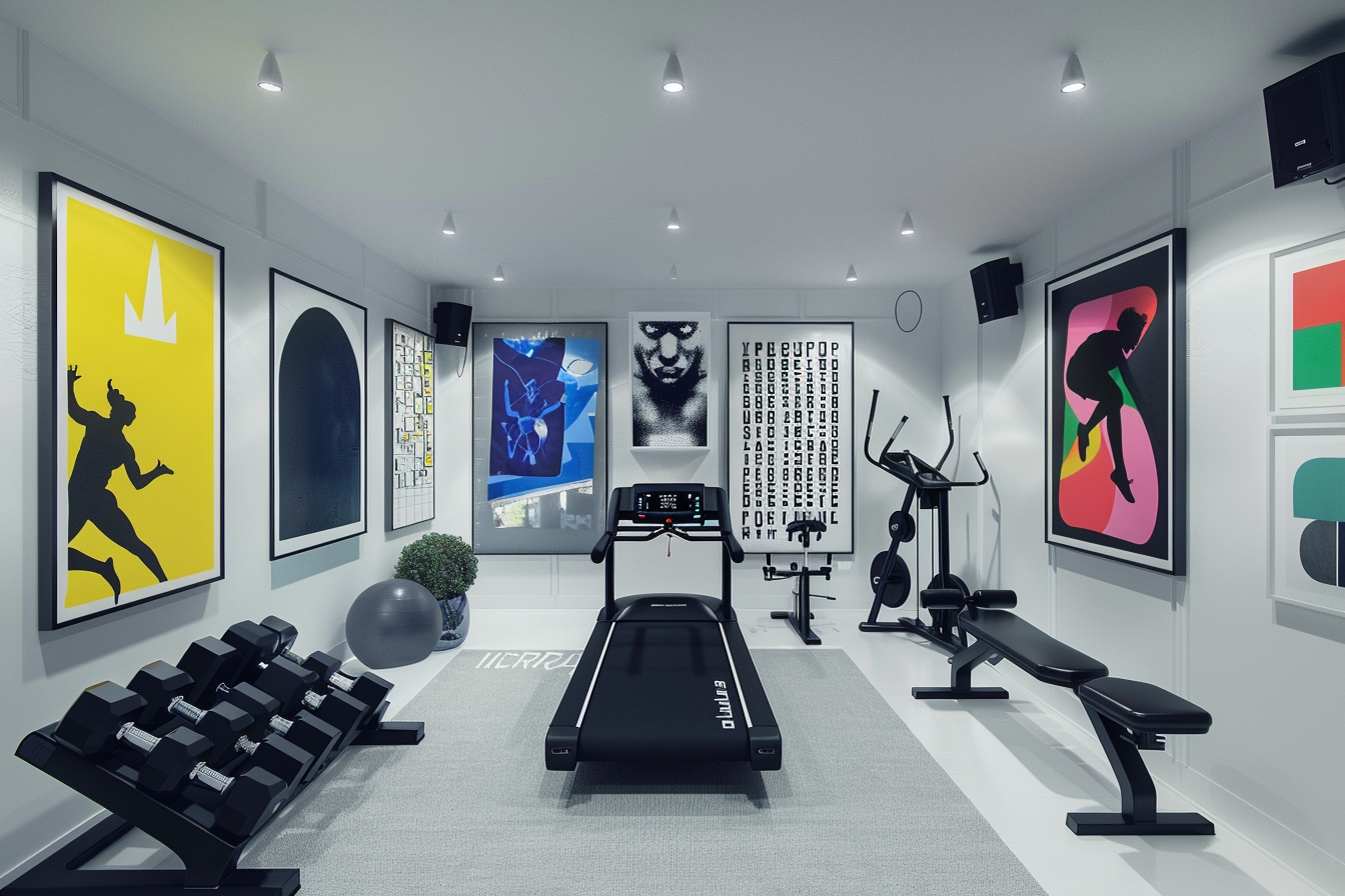 lebuzzguy_A_basement_home_gym_inspired_by_Swedish_graphic_desig_0e5a959c-1a2e-4608-b5b0-c9271a553bc9