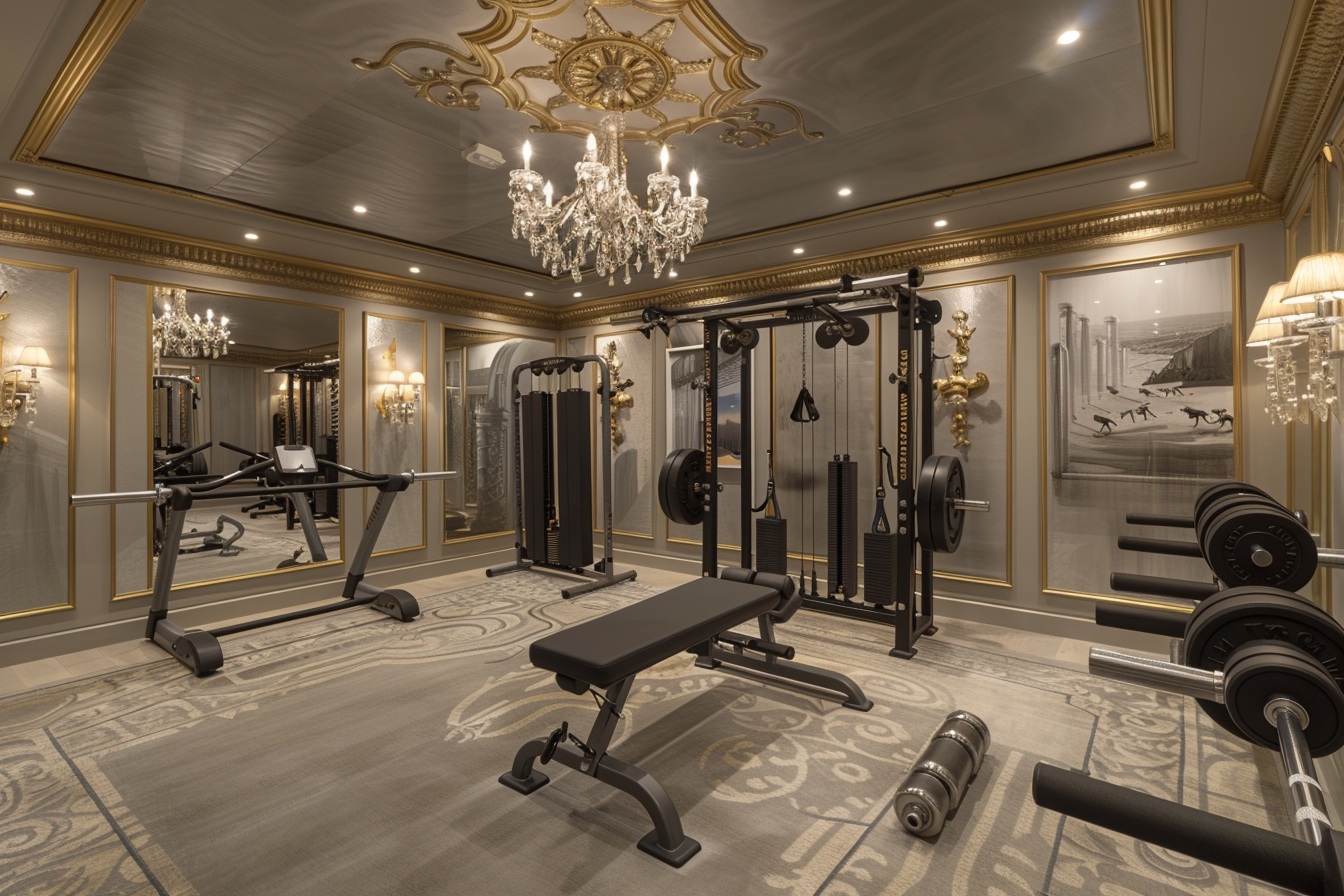 /generated/a-basement-home-gym-inspired-by-the-opulent-suites-of-1714788714032