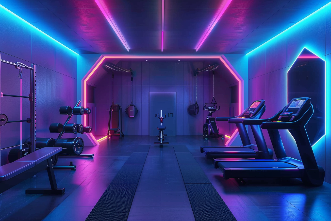 /generated/a-futuristic-basement-home-gym-with-sleek-1714829092183