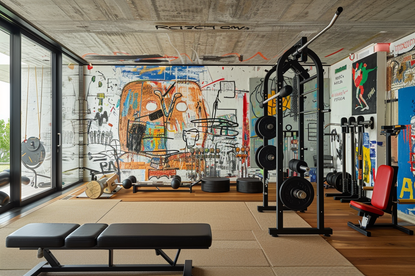 lebuzzguy_a_home_gym_by_Jean-Michel_Basquiat_for_calisthenics_e7f5dc9b-8acc-436d-8c66-60d7bca46365