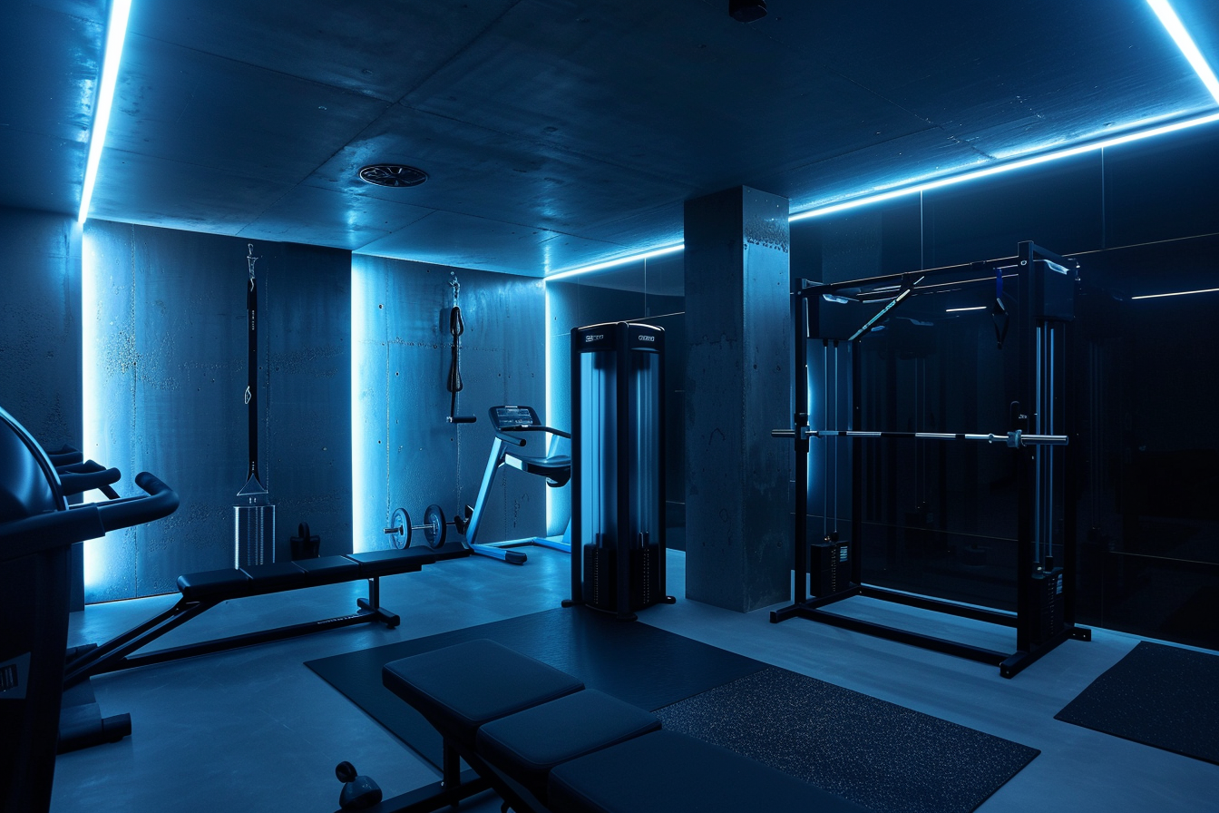 lebuzzguy_A_Jean_Nouvel-style_basement_home_gym_with_a_focus_on_94e927aa-c82a-428f-bf68-f17220d526a3