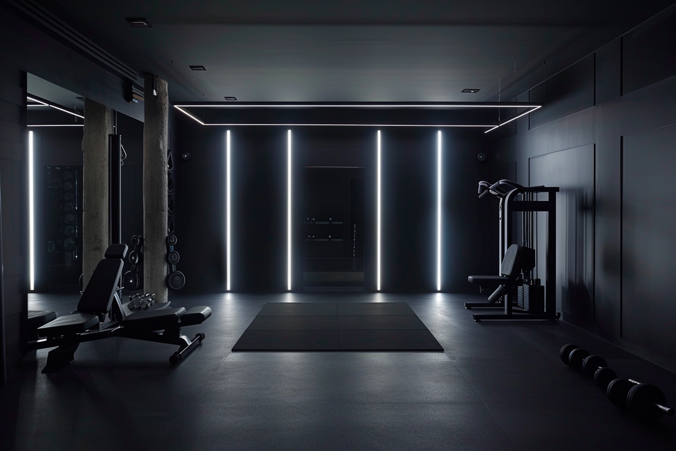 lebuzzguy_A_Jean_Nouvel-style_basement_home_gym_with_a_focus_on_8428598e-80df-470c-9d62-ac913ee9dda9