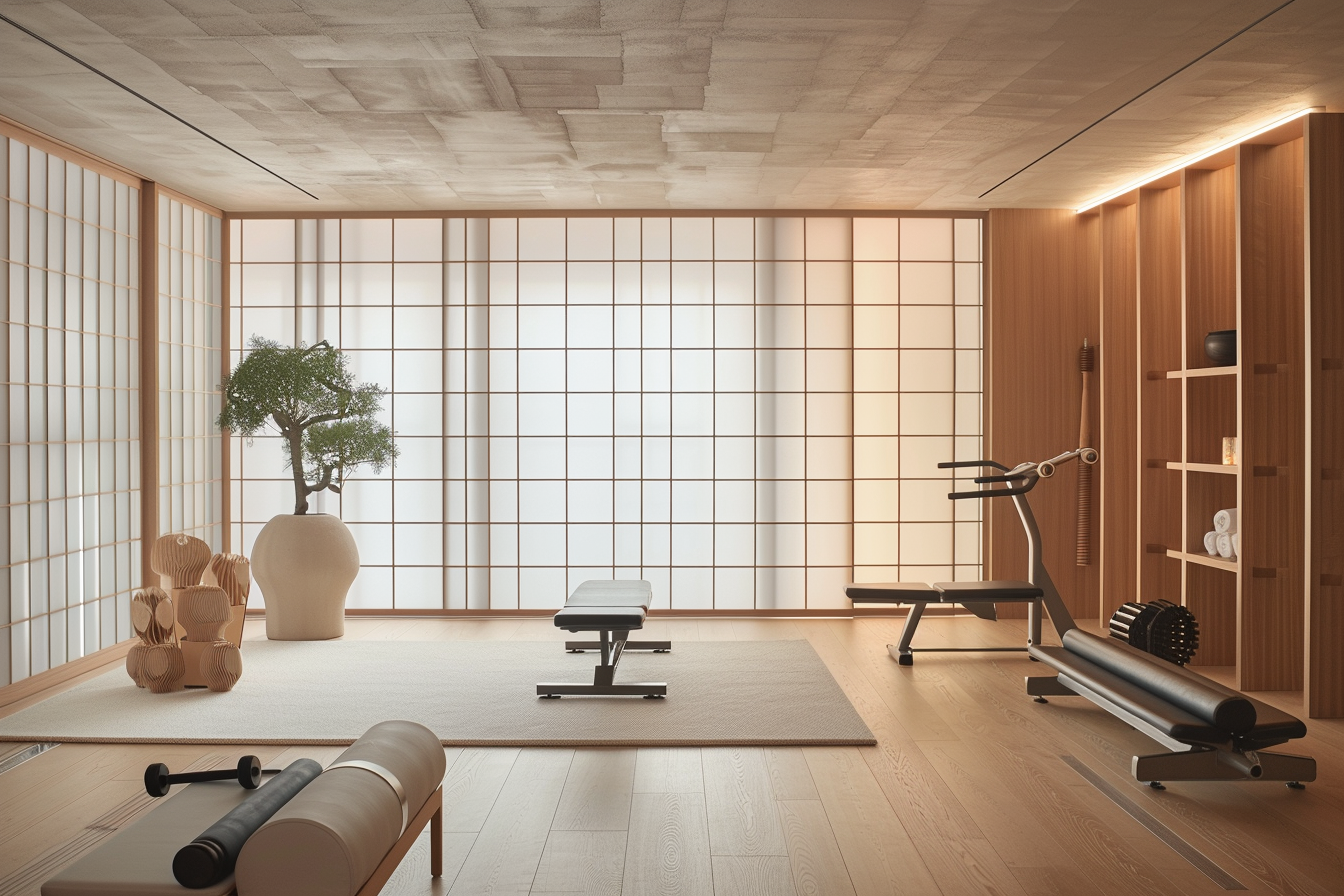 lebuzzguy_A_sleek_basement_home_gym_with_a_Japanese_minimalist__4d908e24-bcb7-4a80-ad4b-30a0dff2a700