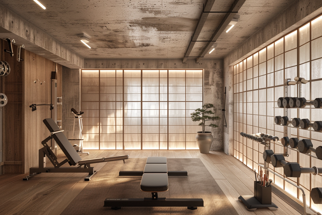 lebuzzguy_A_sleek_basement_home_gym_with_a_Japanese_minimalist__dff11384-4cc4-4b93-b305-374d95fda02b