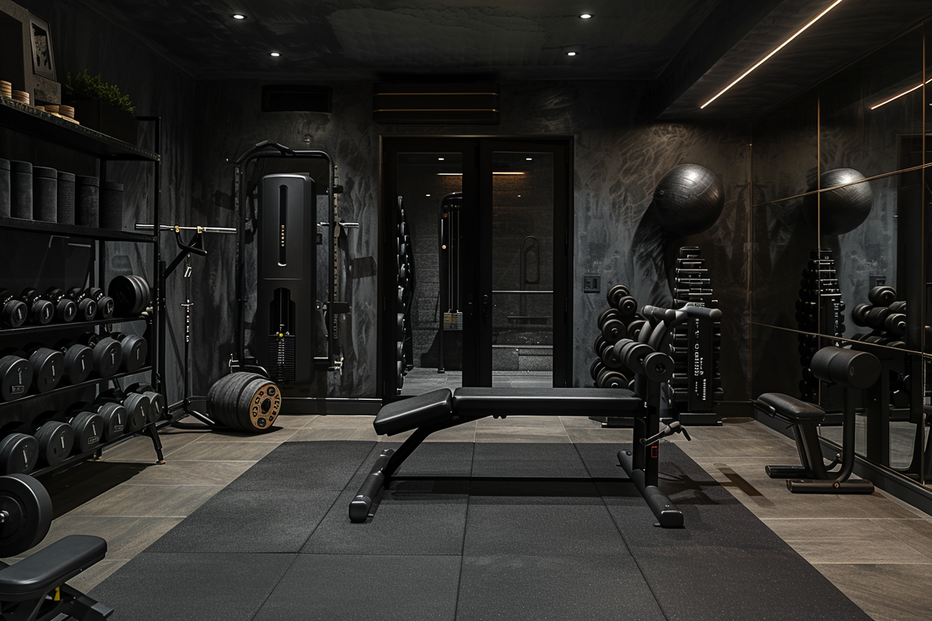 lebuzzguy_basement_home_gym_with_black_rubber_flooring_by_Frida_135fa8cd-046f-4964-a920-96955d78e16a