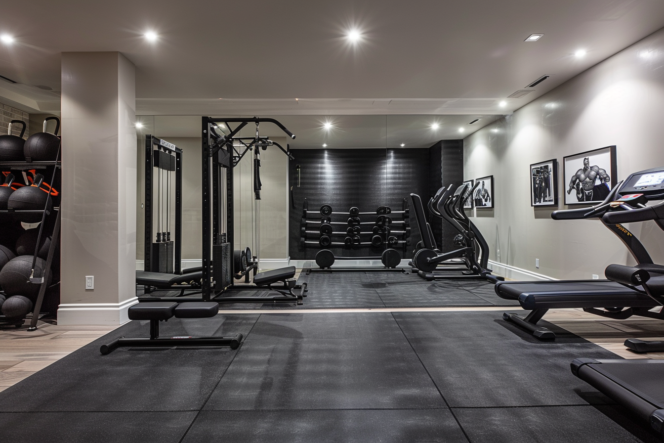 lebuzzguy_gallery_style_basement_home_gym_with_black_rubber_flo_fc2451e0-17cf-4c70-b030-2ab61d046c24