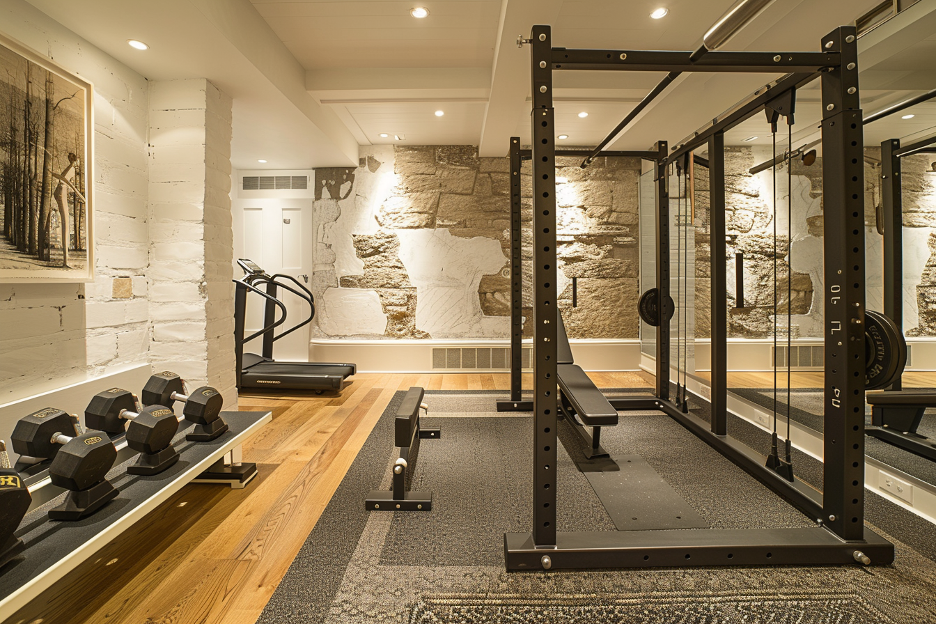 lebuzzguy_luxury_basement_home_gym_with_a_power_rack_stall_bar__3460abae-b5e5-42c7-a465-d4ab6385edc2