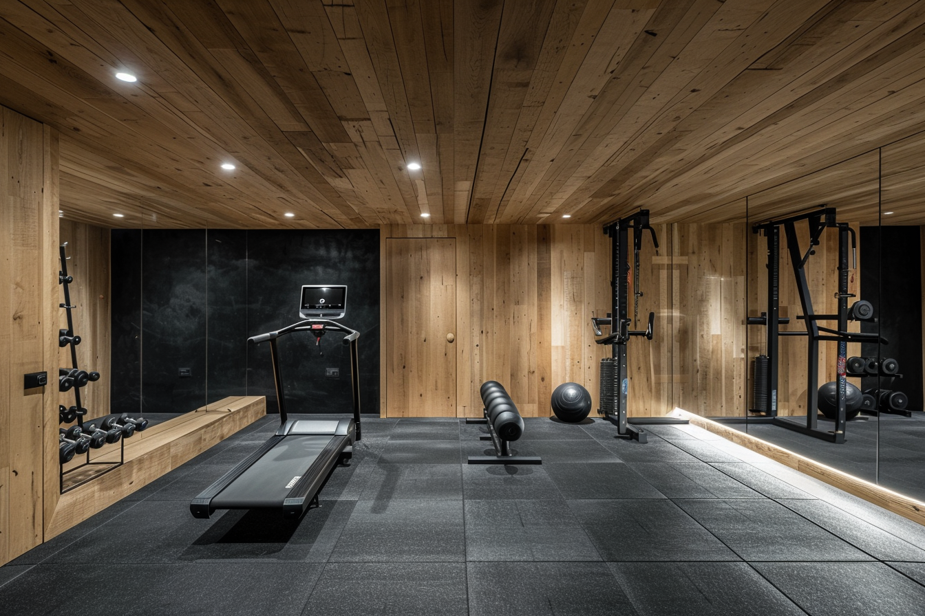 lebuzzguy_wood_accented_basement_home_gym_with_black_rubber_flo_bf0a326c-e849-49ba-bb3e-b032437cc8a7