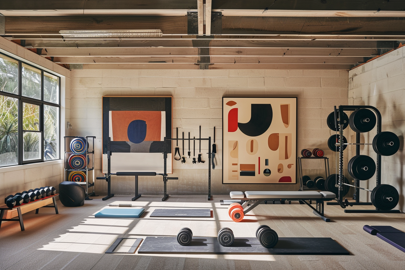 lebuzzguy_garage_home_gym_by_Geoff_McFetridge_for_architectural_89e709b0-8d35-4c3d-9c4e-4da5fbac50ff