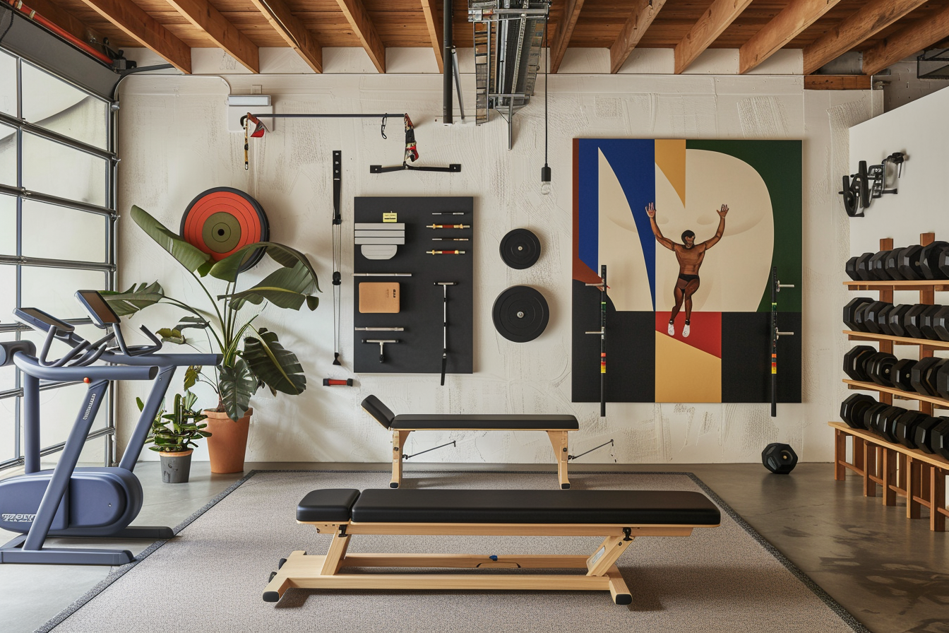 lebuzzguy_garage_home_gym_by_Geoff_McFetridge_for_architectural_fb87774a-5191-4146-b8ba-ba7700d105d7