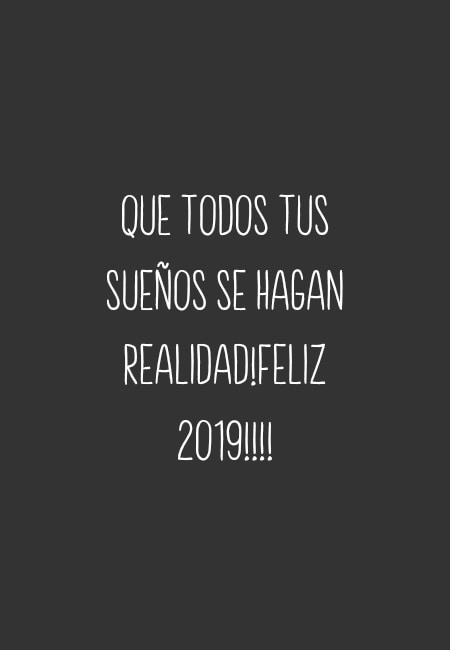 Frases de la Navidad - Que todos tus sueños se hagan realidad!FELIZ 2019!!!!