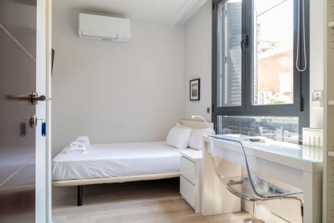 Ideale kamer voor reizigers in het hart van Madrid