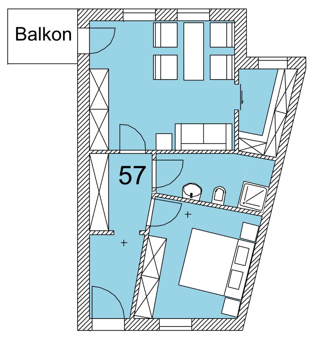 Rent 1 room apartment Kochel am See | Entire place | Kochel am See | Apartment mit Seeblick und Balkon (Apt. Nr. 57) | Hominext