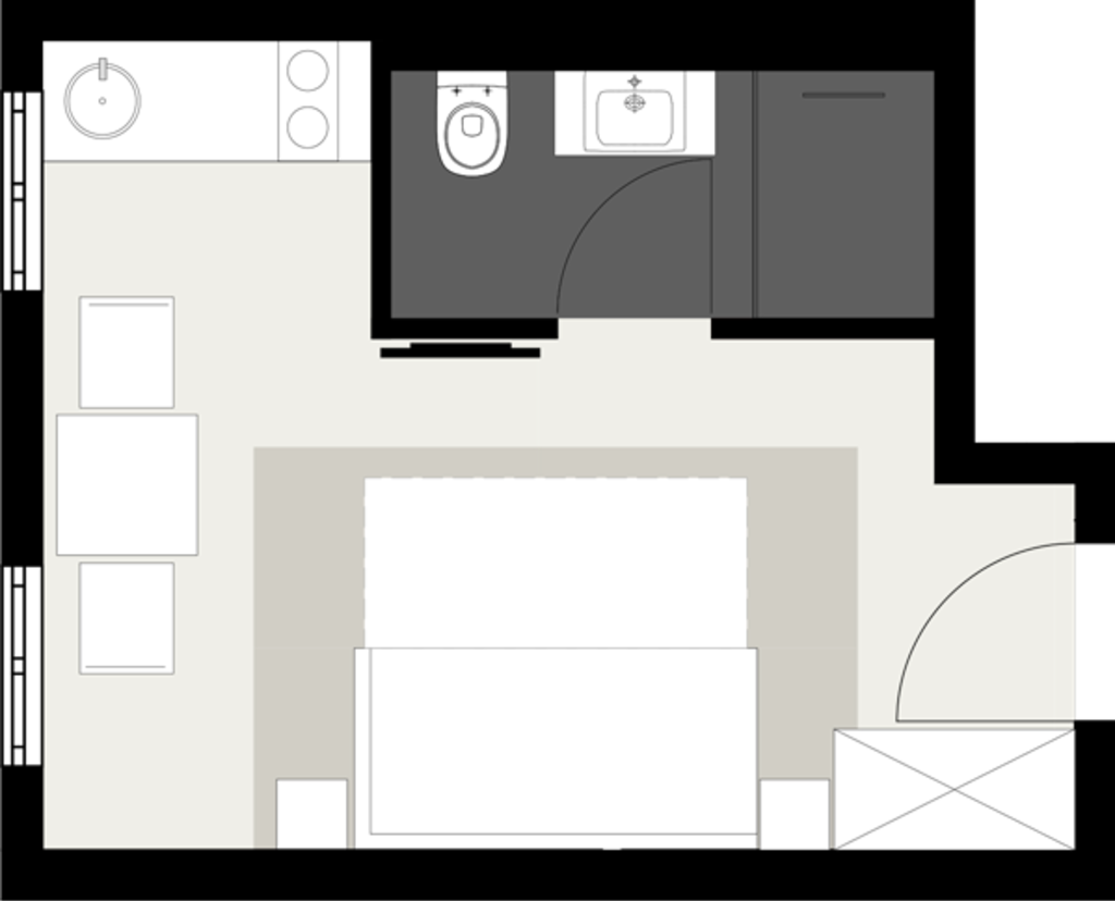 Rent 1 room apartment Stuttgart | Entire place | Stuttgart | Hochwertiges Apartment für Geschäftsreisende | Hominext