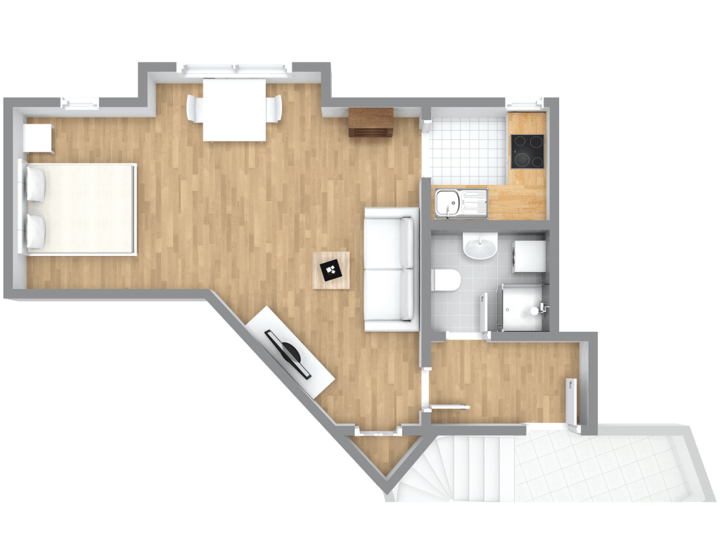 Miete 1 Zimmer Wohnung Köln | Ganze Wohnung | Köln | Schönes Studio im Belgischen Viertel | Hominext