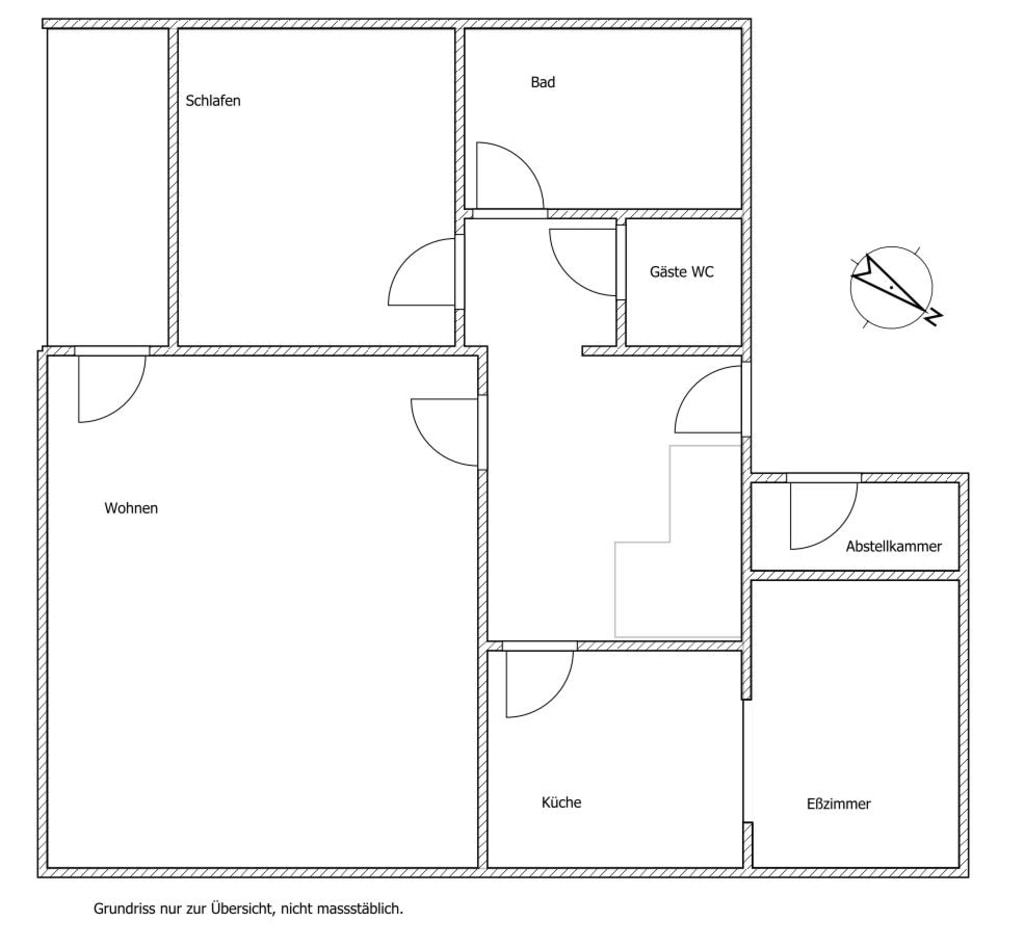 Miete 1 Zimmer Wohnung Köln | Ganze Wohnung | Köln | Geräumiges Apartment mit Vollausstattung im Kölner Norden | Hominext