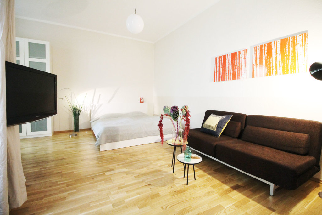 Miete 1 Zimmer Wohnung Berlin | Ganze Wohnung | Berlin | Zentrales Studio-Apartment mit Balkon in Mitte rund um die Torstraße | Hominext