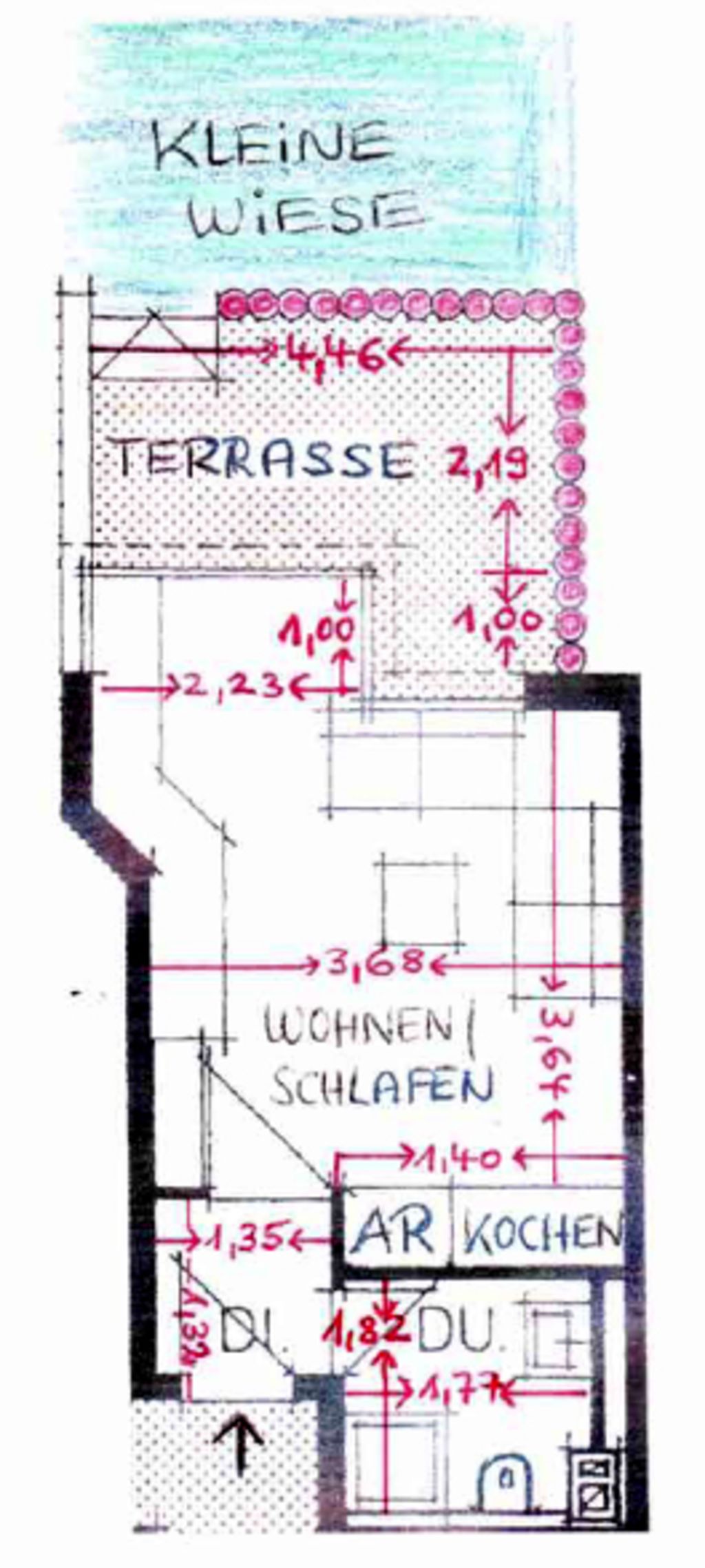 Miete 1 Zimmer Wohnung Köln | Ganze Wohnung | Köln | Wohnung mit Garten am Hbf | Hominext