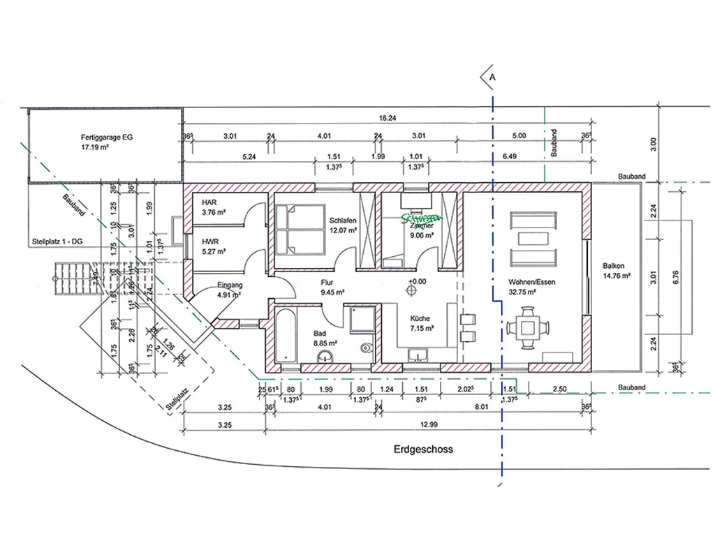 Rent 2 rooms apartment Nickenich | Entire place | Nickenich | 3-Zimmer-Wohnung im EG -Pellenzblick- 94 qm - DTV-Klassifizierung***** | Hominext