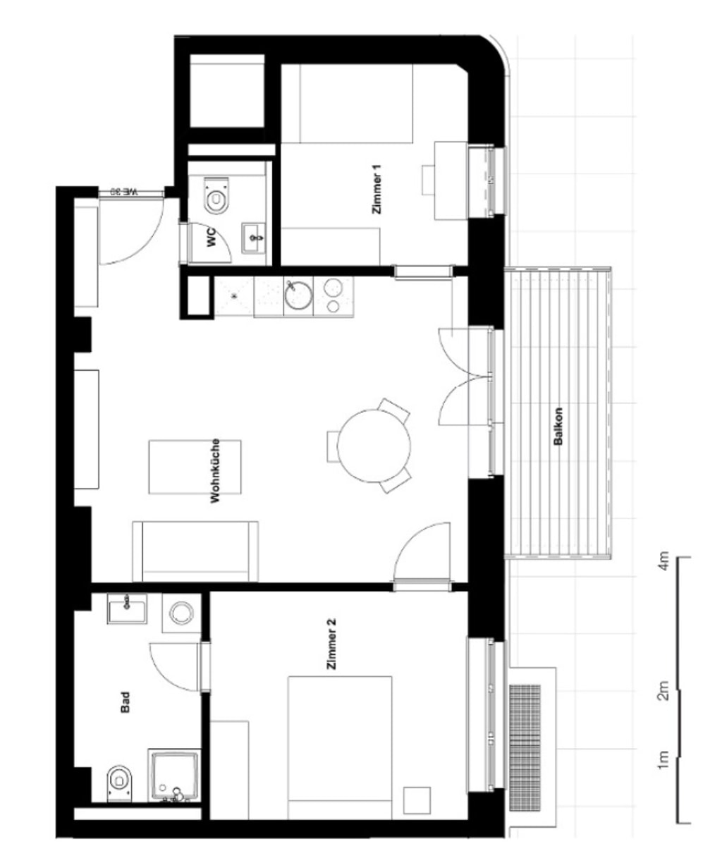 Rent 2 rooms apartment Berlin | Entire place | Berlin | Super zentrale und trotzdem ruhige 3 Zimmer Wohnung mit 2 Schlafzimmern | Hominext