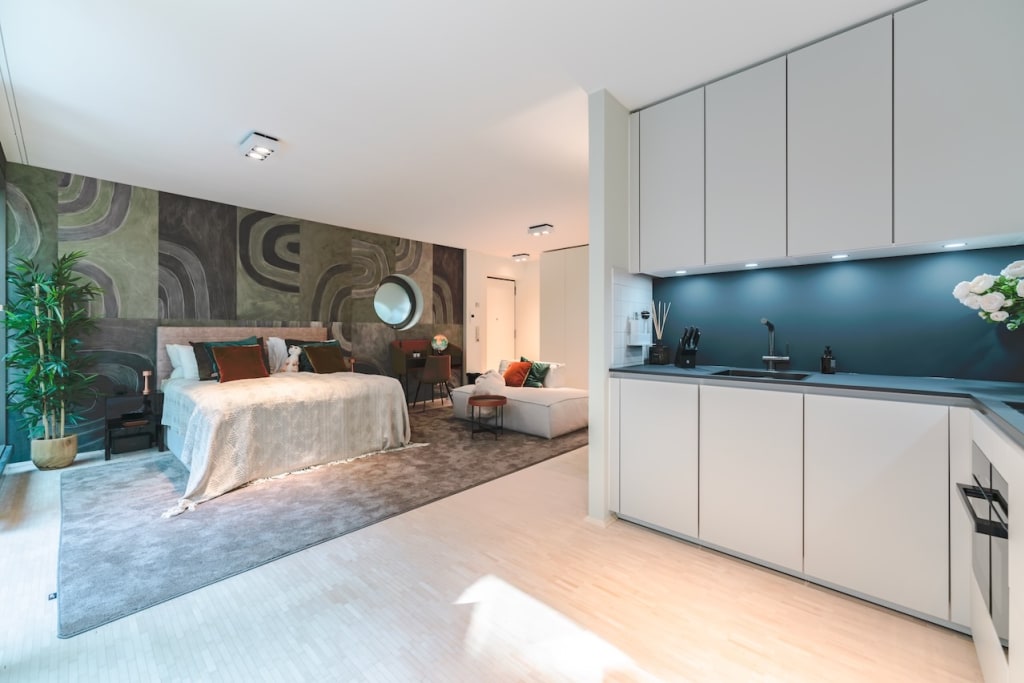 Miete 1 Zimmer Wohnung Frankfurt am Main | Ganze Wohnung | Frankfurt am Main | Luxuriöse Junior-Suite im Herzen Frankfurts - dennoch sehr ruhig und grün gelegen | Hominext