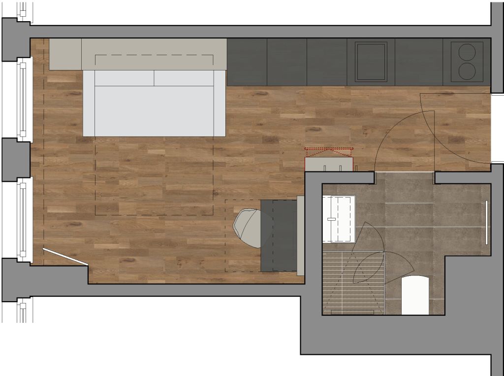 Rent 1 room apartment Essen | Entire place | Essen | Wohnen im Zentrum Essens | Hominext