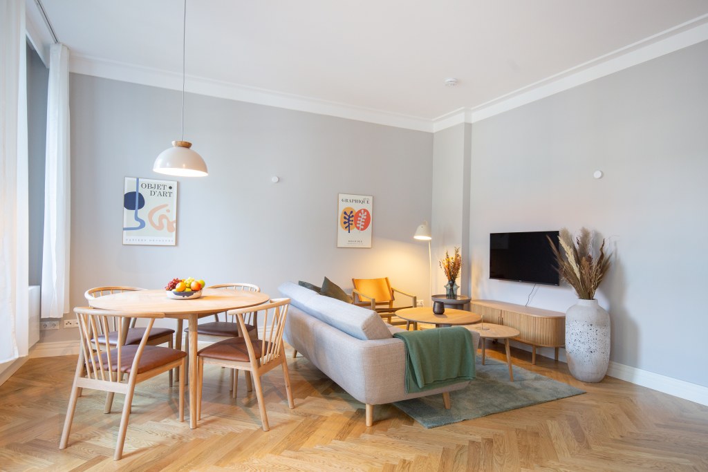 Miete 1 Zimmer Wohnung Berlin | Ganze Wohnung | Berlin | Fully furnished, stylish 2-room private apartment (incl. cleaning service, internet, registration etc.) | Hominext