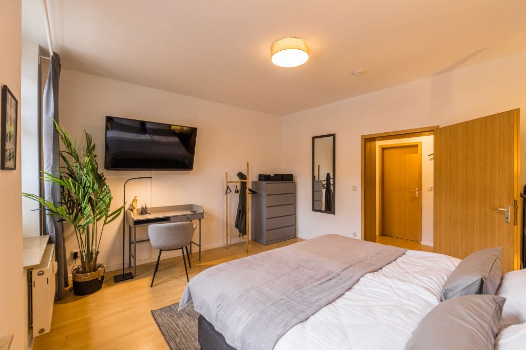 Miete 2 Zimmer Wohnung Magdeburg | Ganze Wohnung | Magdeburg | Modernes Apartment mit 2 großen Schlafzimmern und separatem Wohnzimmer | Hominext