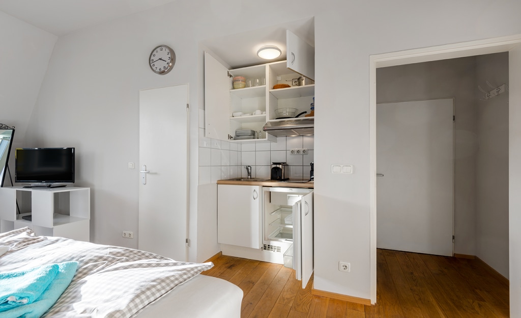 Miete 1 Zimmer Wohnung Frankfurt am Main | Ganze Wohnung | Frankfurt am Main | Gemütliches, helles ein-Zimmer-Appartement | Hominext