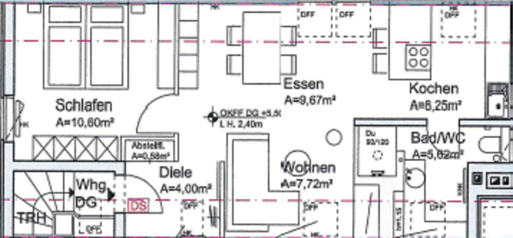 Miete 1 Zimmer Wohnung Meerbusch | Ganze Wohnung | Meerbusch | Exklusive Dachgeschoss Wohnung Meerbusch Osterath - 10 Minuten bis zur Messe / Flughafen Düsseldorf | Hominext