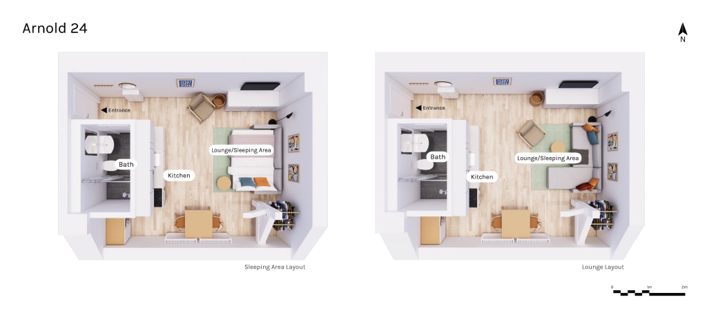 Miete 1 Zimmer Wohnung Berlin | Ganze Wohnung | Berlin | Fully Furnished Individual Studio apartment (All bills included, wifi, utilities, registration, maintenance,etc) | Hominext