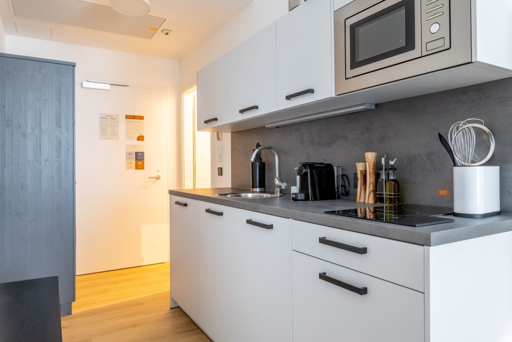 Miete 1 Zimmer Wohnung Rosenheim | Ganze Wohnung | Rosenheim | Helles, modernes Studio in Rosenheim | Hominext