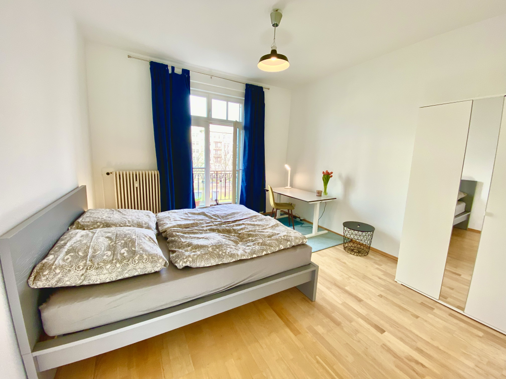 Miete 3 Zimmer Wohnung Berlin | Ganze Wohnung | Berlin | 'Frank': Schönes 3-Zimmer-Apartment mit 2 Balkonen in Friedrichshain | Hominext