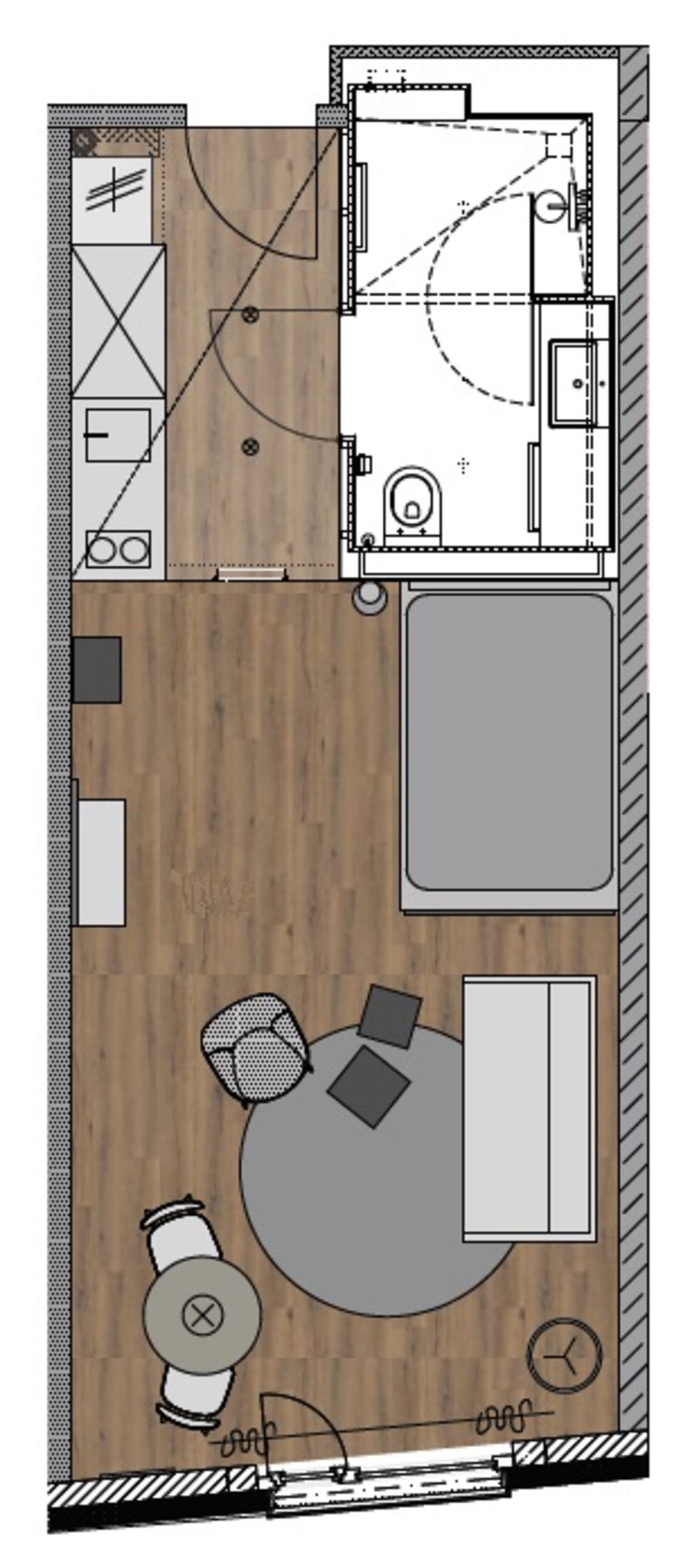 Miete 1 Zimmer Wohnung Freiburg im Breisgau | Ganze Wohnung | Freiburg im Breisgau | Apartment M | Hominext