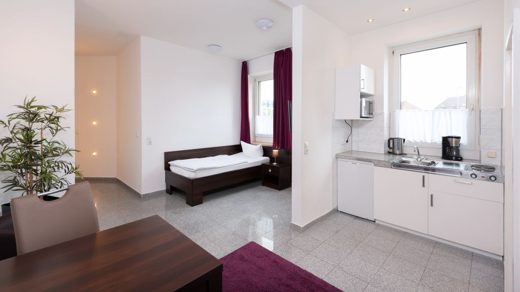 Miete 1 Zimmer Wohnung Schweinfurt | Ganze Wohnung | Schweinfurt | Helles und modernes Einbettstudio | Hominext