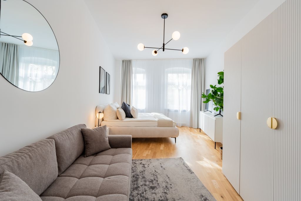 Miete 2 Zimmer Wohnung Berlin | Ganze Wohnung | Berlin | Modern möblierte 2-Zimmer-Wohnung mit Arbeitsraum im Stadtteil Wedding | Hominext