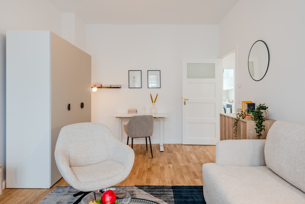 Miete 1 Zimmer Wohnung Berlin | Ganze Wohnung | Berlin | Modern gestaltete und möblierte 2-Zimmer-Wohnungin Neukölln | Hominext