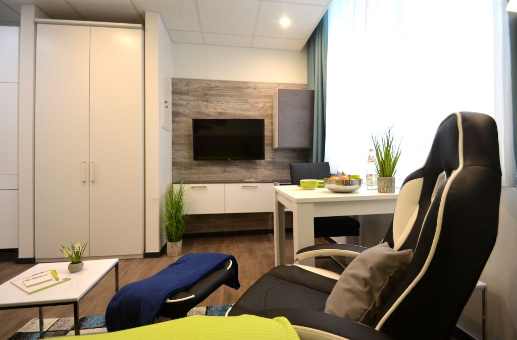 Miete 1 Zimmer Wohnung Offenbach am Main | Ganze Wohnung | Offenbach am Main | Modernes und attraktives Serviced Apartment bei Frankfurt | Hominext