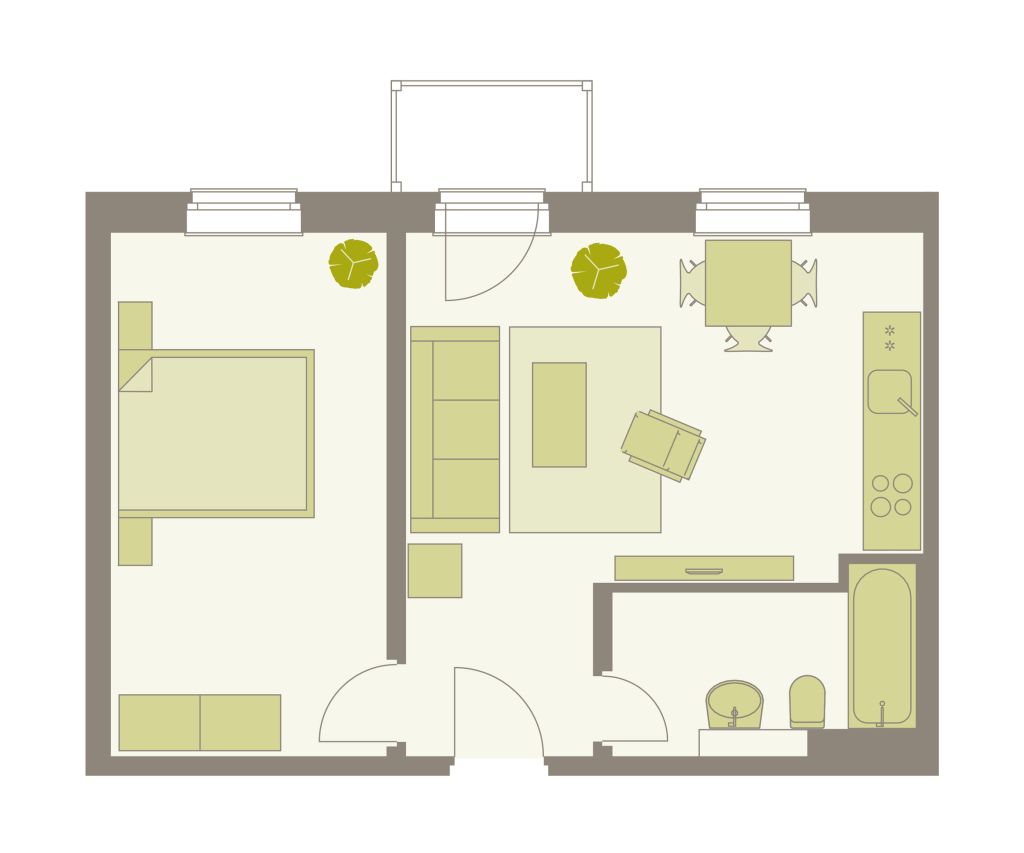 Rent 1 room apartment Dresden | Entire place | Dresden | Suite Apartment am Zwinger | Hominext