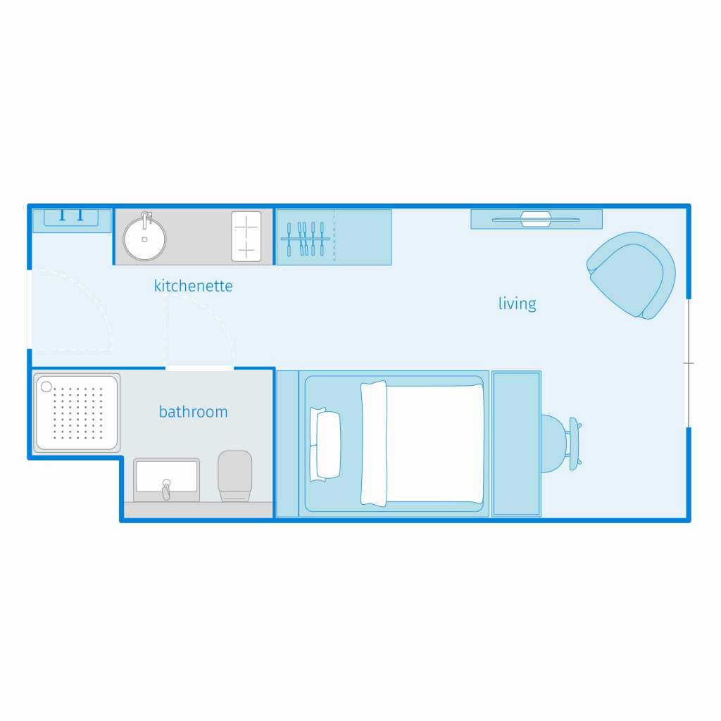 Miete 1 Zimmer Wohnung Frankfurt am Main | Ganze Wohnung | Frankfurt am Main | Ihr Zuhause auf Zeit in Frankfurt | Hominext