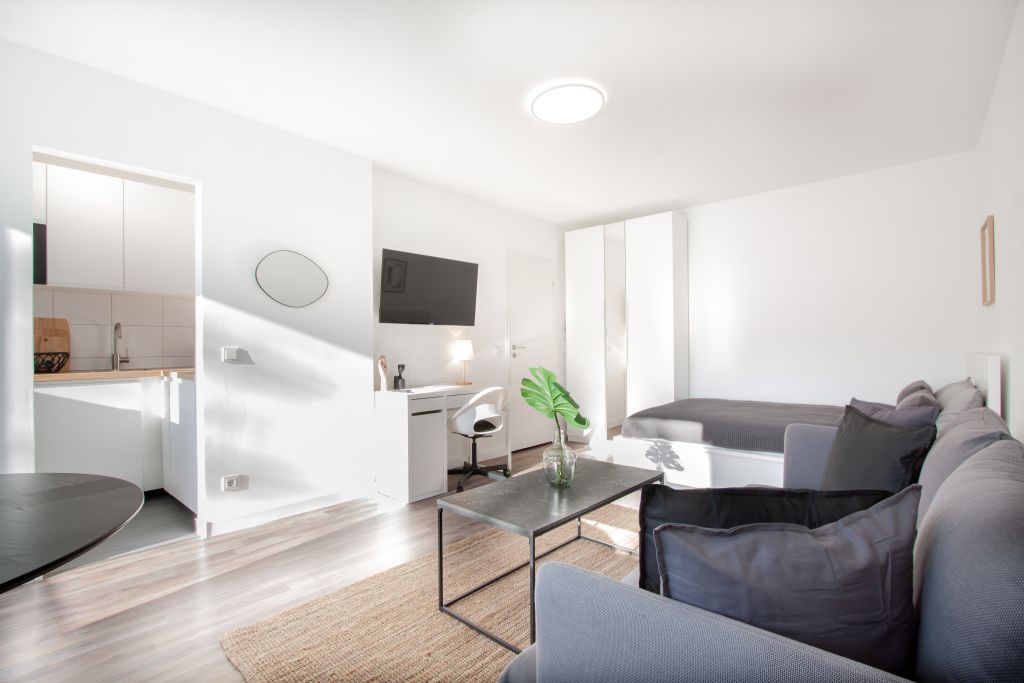 Miete 1 Zimmer Wohnung Düsseldorf | Ganze Wohnung | Düsseldorf | *****charmante Wohlfühlwohnung mit Sonnenbalkon - Erstbezug nach Sanierung***** | Hominext