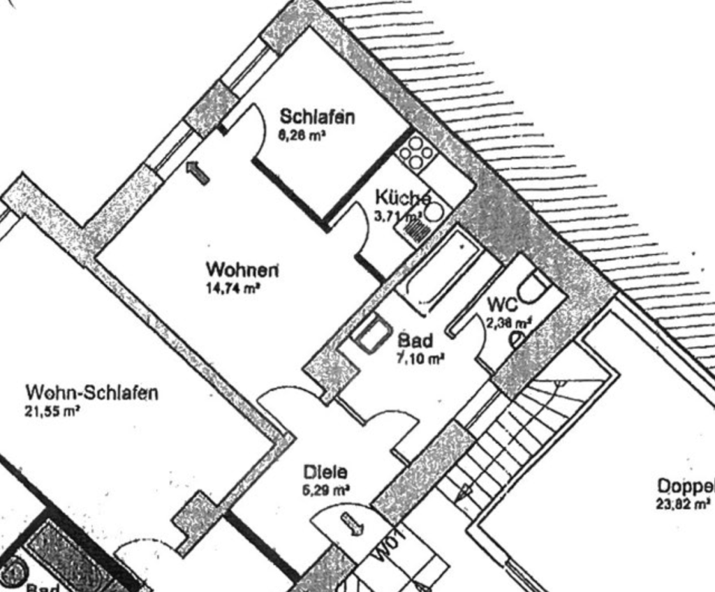 Miete 1 Zimmer Wohnung Erfurt | Ganze Wohnung | Erfurt | Schöne Wohnung in zentraler Lage an der Altstadt | Hominext