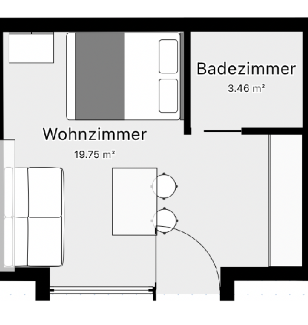 Miete 1 Zimmer Wohnung Düsseldorf | Ganze Wohnung | Düsseldorf | Düsseldorf warmes Hinterhof Studio Apartment | Hominext