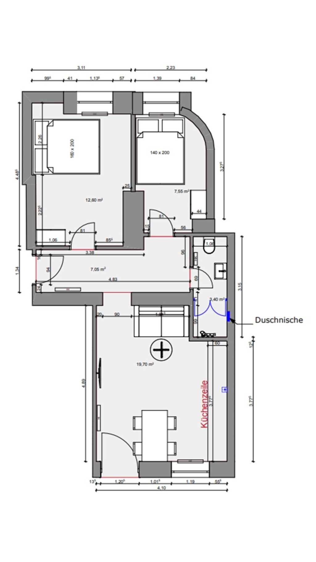 Miete 2 Zimmer Wohnung Berlin | Ganze Wohnung | Berlin | Moderne und kernsanierte 3-Zimmer Wohnung mit Wohnküche im Herzen von Berlin Köpenick | Hominext