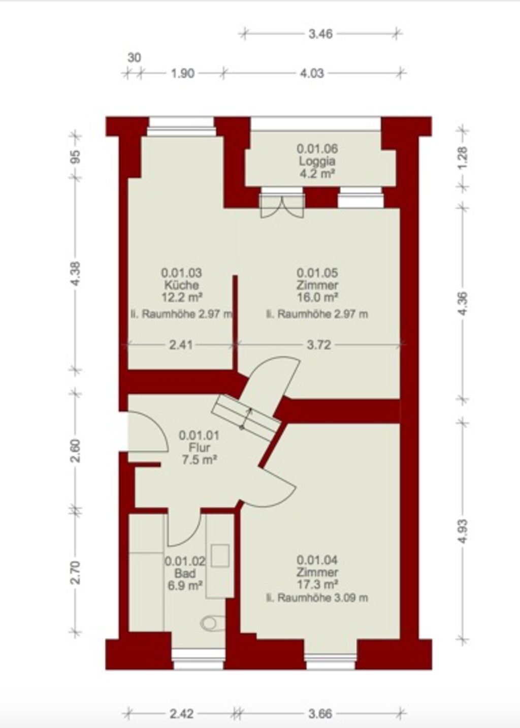 Rent 1 room apartment Berlin | Entire place | Berlin | Stylische 2-Zimmer Wohnung mit Loggia im Herzen Charlottenburg's | Hominext