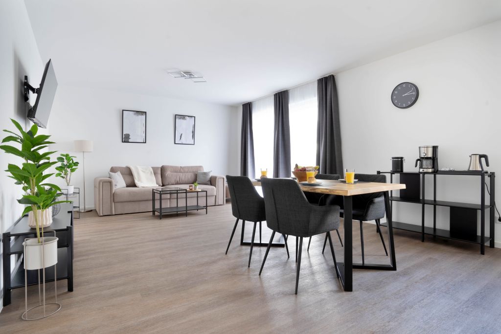 Miete 1 Zimmer Wohnung Lengerich | Ganze Wohnung | Lengerich | Gemütliche Doppelbett-Apartments in Lengerich | Hominext