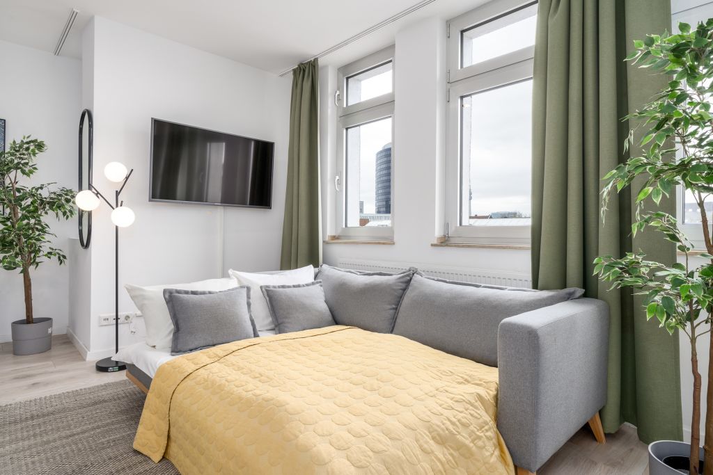 Miete 1 Zimmer Wohnung Dortmund | Ganze Wohnung | Dortmund | Design Suite "L" Innenstadt | Netflix | Küche | Hominext