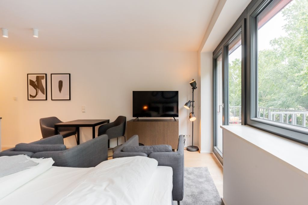 Miete 1 Zimmer Wohnung Berlin | Ganze Wohnung | Berlin | Stilvoll möblierte Wohnung in Berlin Kreuzberg – Mariannenplatz mit Balkon | Hominext