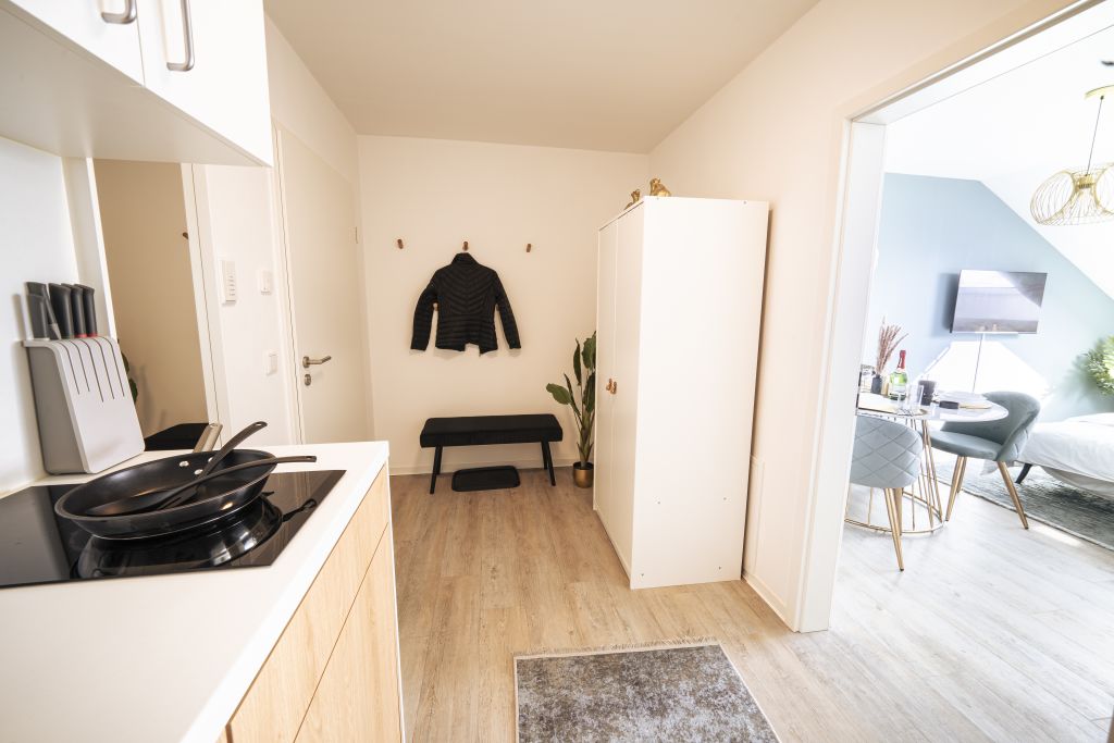 Miete 1 Zimmer Wohnung Gießen | Ganze Wohnung | Gießen | Deluxe Suite | Living+Work Place | Hominext